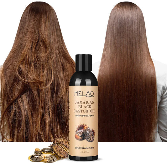 100% Pure Natural Cold-Pressed Castor Oil – For Healthy Skin, Hair, Brows & Lashes (237ml)