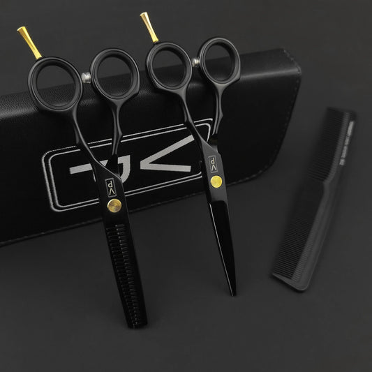5.5'' 440C Stainless Steel Hair Scissors Set – Professional Hair Cutting & Thinning Shears