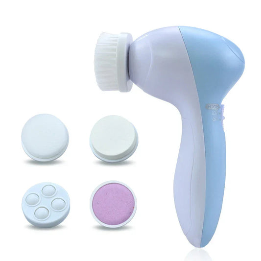 5-in-1 Electric Facial Cleanser – Skin Pore Cleaning & Blackhead Removal Spa Machine