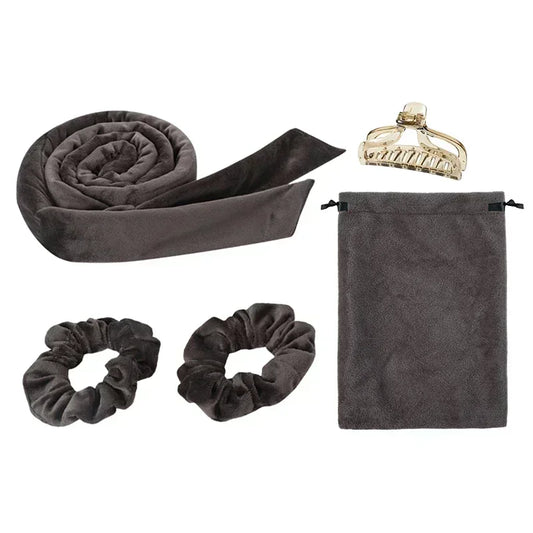 Heatless Curling Rod Headband – No-Heat Silk Ribbon Hair Curlers for Effortless Sleeping Curls