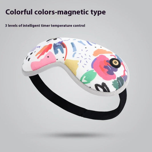 USB Steam Eye Mask with Heating Pad – 3D Magnetic Sleep Aid & Eye Warmer