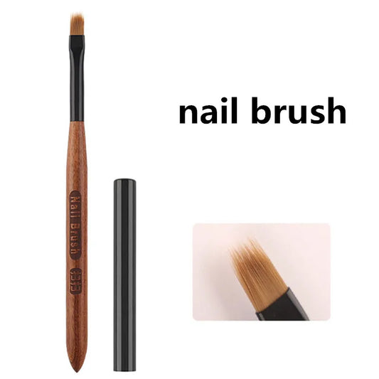 Gradient Nail Art Brush – Acrylic Nail Ombre Pen for DIY & Salon Use
