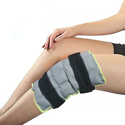 Knee Ice Pack Wrap – Self-Absorbing Hot & Cold Therapy Pad for Injury Relief and Sports Recovery