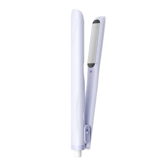 Mini 2-in-1 Hair Flat Iron – Portable Hair Straightener & Curler with Adjustable Temperature