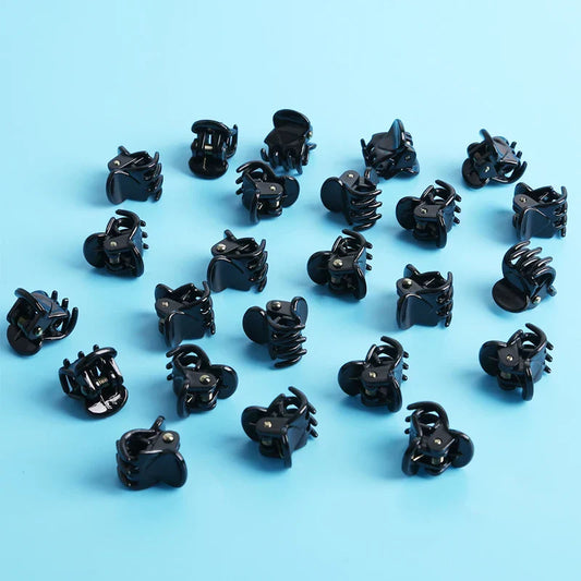 10Pcs/Lot Mini Hair Claw Clips – Small Plastic Hair Styling Accessories for Women & Kids