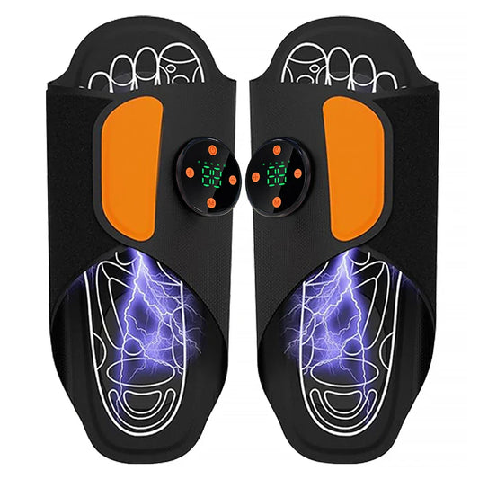 Electric EMS Foot Massager Pad – Muscle Stimulation Massage Shoes for Foot Relaxation & Circulation