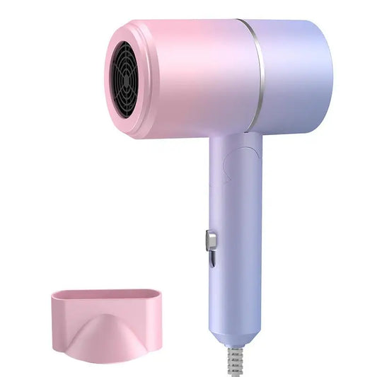 Portable Anion Hair Dryer 2025 – Foldable Quick-Dry Dryer with Diffuser & Blue Light Hair Care