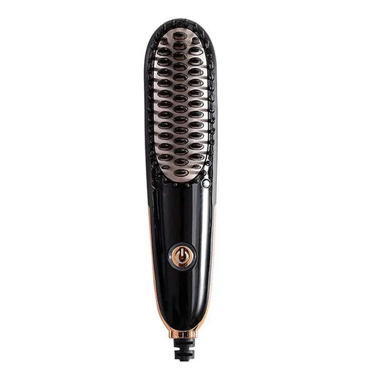Mini Portable Electric Beard Straightener – Fast Heating Ceramic Hot Comb