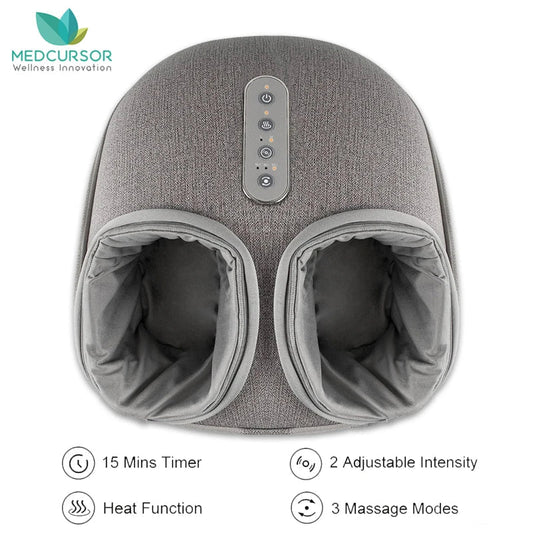 Medcursor Electric Foot Massager – Shiatsu Deep Kneading with Heat for Muscle Relaxation & Pain Relief