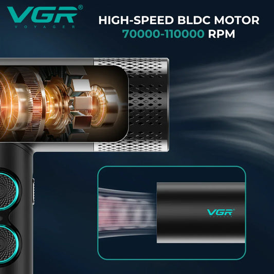 VGR V-401 Professional Hair Dryer – High-Speed Salon-Grade Styling Tool