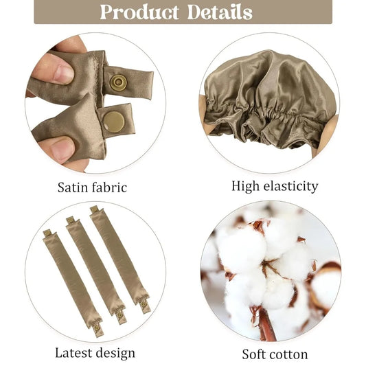 Silk Heatless Curling Rod – No-Heat Hair Curler Headband for Effortless Overnight Curls