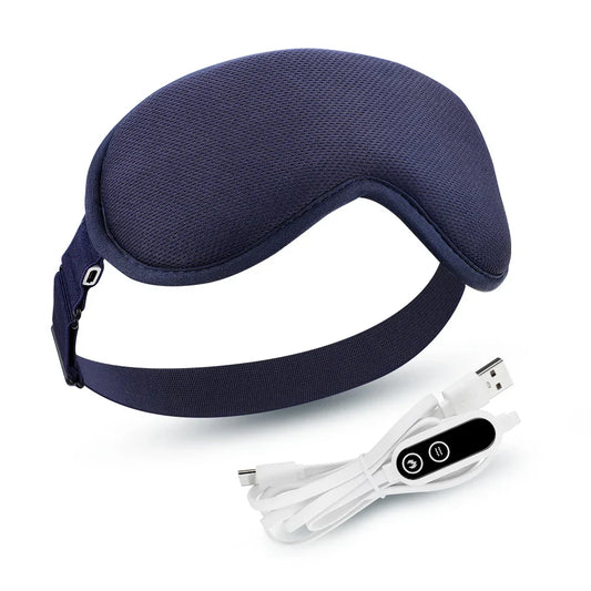 Heated Eyemask – USB Charging 3D Electric Eye Massager with Smart Timing & Sleep Shading