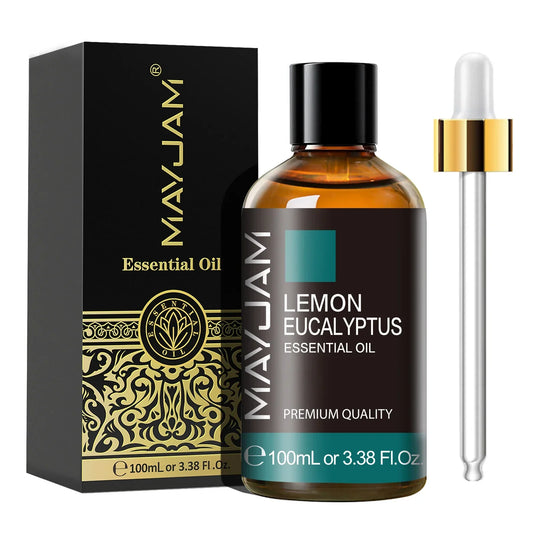 MAYJAM 100ML Essential Oil with Dropper – Sandalwood, Lavender, Eucalyptus, Vanilla Aroma for Diffusers & Candles