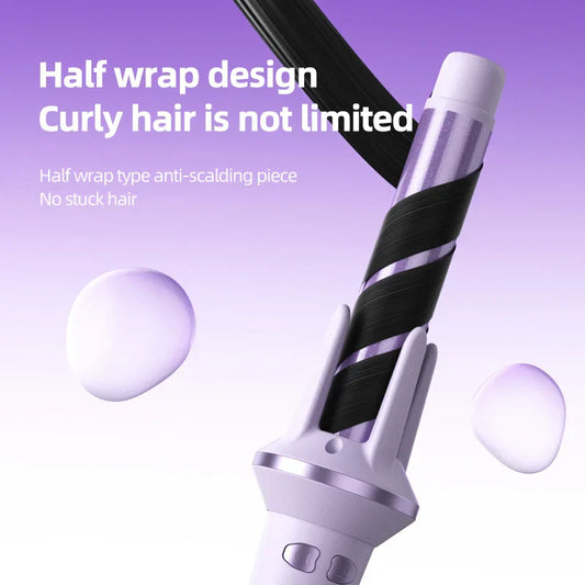 Automatic Hair Curler – 28mm/32mm Large Wave Curling Iron with Negative Ions & Fast Heating