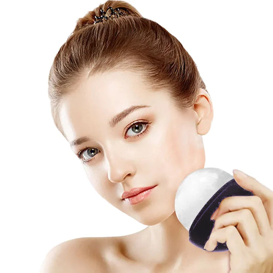 1PC Ice Roller for Face & Eyes – Silicone Facial Beauty Cube for Skincare